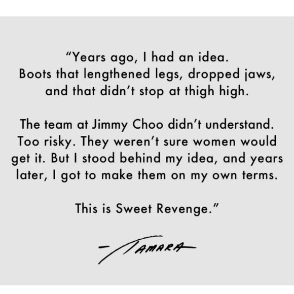 Tamara Mellon Black Stretch Nappa Sweet Revenge Legging Boots - Picture 6 of 16